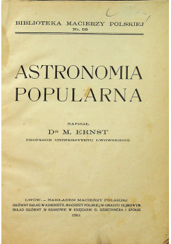 Astronomia popularna 1911 r.