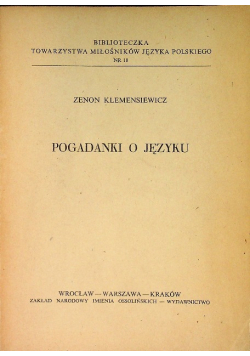 Pogadanki o języku