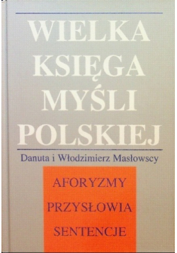 Wielka księga myśli polskiej