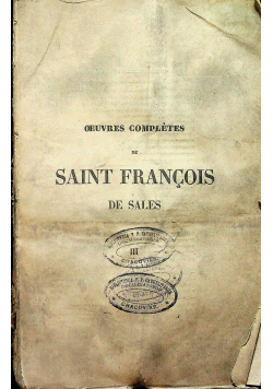 Saint Francois de sales III 1855 r