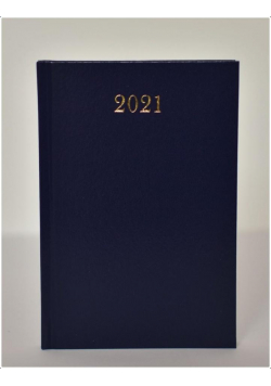 Kalendarz 2021 Dzienny A5 Divas Granatowy