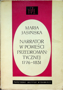 Narrator w powieści przedromantycznej 1776 - 1831