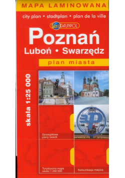 Poznań Swarzędz Luboń plan miasta