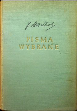 Marchlewski Pisma wybrane Tom I