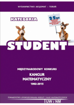 Matematyka z wesołym Kangurem Kategoria Student