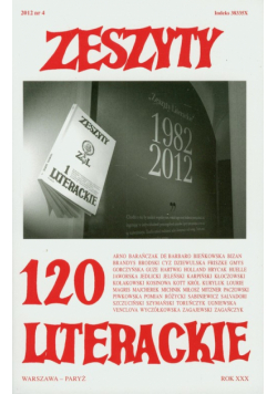 Zeszyty Literackie 120