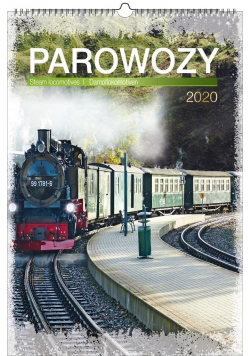 Kalendarz 2020 Wieloplanszowy Parowozy