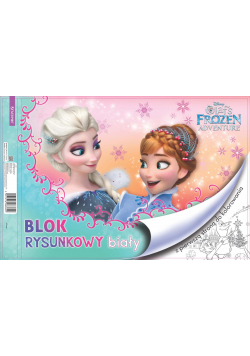Blok rysunkowy A4/20K biały Frozen