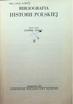 Biografia historii polskiej tom II
