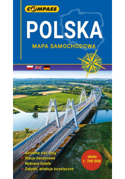 Polska mapa samochodowa 1:700 000
