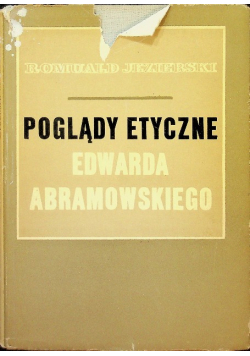 Poglądy etyczne Edwarda Abramowskiego