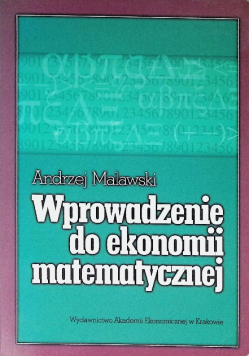 Wprowadzenie do ekonomii matematycznej