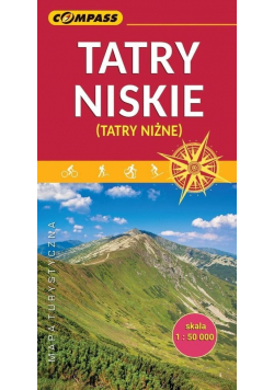Tatry Niskie mapa turystyczna 1:50 000