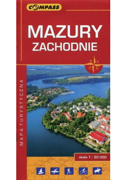 Mazury Zachodnie Mapa turystyczna 1:50 000