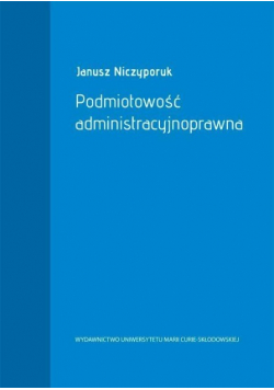 Podmiotowość administracyjnoprawna