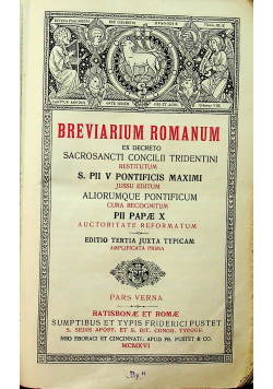 Breviarium Romanum pars Verna 1916r