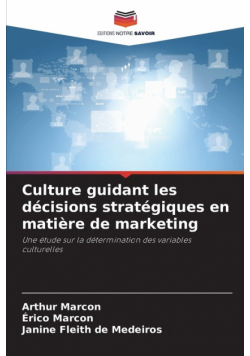 Culture guidant les décisions stratégiques en matière de marketing