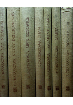 Orzeszkowa Dzieła wybrane 7 tomów