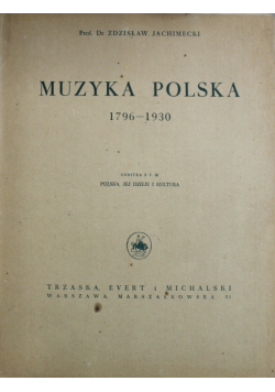 Muzyka polska 1976 - 1930 1932 r.