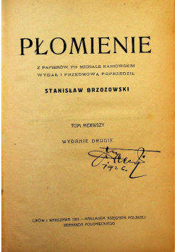 Płomienie 1921 r.