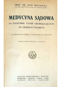 Medycyna sądowa 1925 r.