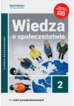 Wiedza o społeczeństwie klasa 2 Podręcznik Zakres rozszerzony.