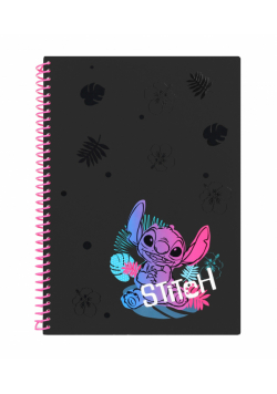 Kołobrulion A4 Disney Black Stitch plastikowa spirala 100 kartek wzór 2