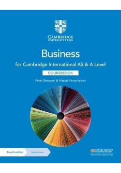 Cambridge International AS & A Level Business Coursebook with Digital Access