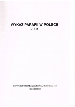 Wykaz Parafii w Polsce 2001