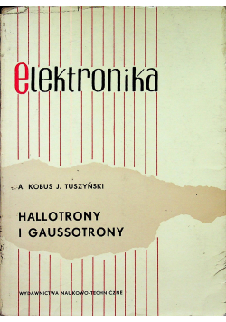 Elektronika Hallotrony i Gaussotrony