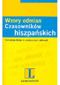 Wzory odmian czasowników hiszpańskich