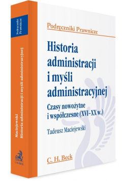Historia administracji i myśli administracyjnej