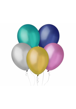 Balony Decomex metallic Assorted 100szt
