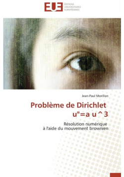 Problème de dirichlet   u''=a u^3