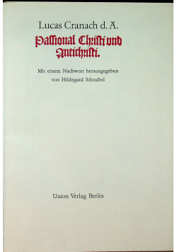 Passional Christi und Antichristi