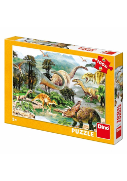 Puzzle 100 XL Dinozaury