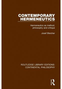 Contemporary Hermeneutics