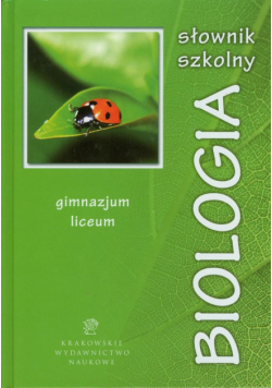 Słownik szkolny Biologia