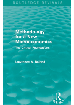 Methodology for a New Microeconomics (Routledge Revivals)