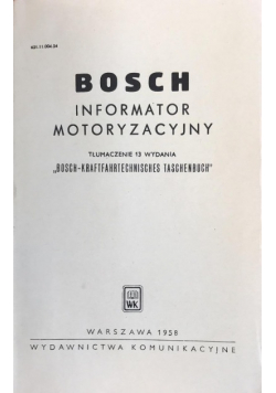 Bosch informator motoryzacyjny