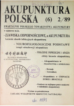 Akupunktura Polska Nr 2 / 89