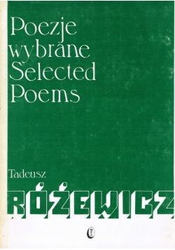 Poezje wybrane Selected Poems