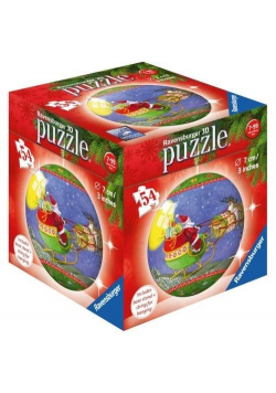 Puzzle 3D Święta - Mikołaj