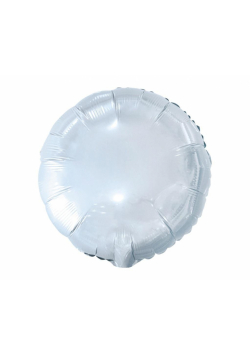 Balon foliowy okrągły biały 45cm