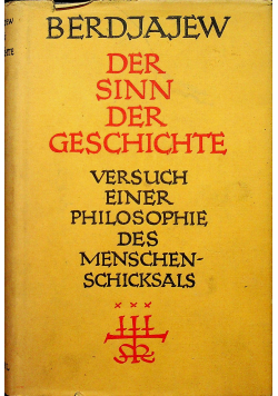 Der Sinn Der Geschichte 1925r