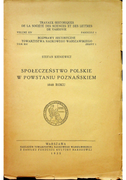 Społeczeństwo polskie w powstaniu poznańskim 1935r