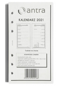 Kalendarz 2021 Wkład ST TNS ANTRA