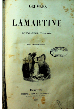 Oeuvres de lamartine 1838 r
