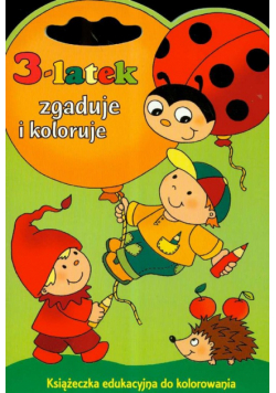 3 latek zgaduje i koloruje