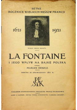 La Fontaine i jego wpływ na bajkę Polską 1921 r